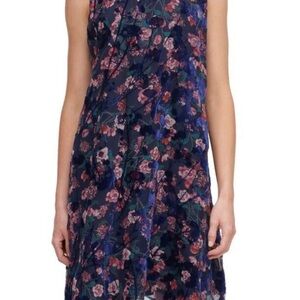 Tommy Hilfiger Navy Floral Midi Dress